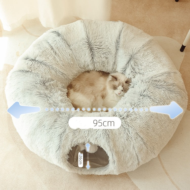 OrbitPaw™ Fluffy Tunnel Bed (85 & 95cm)