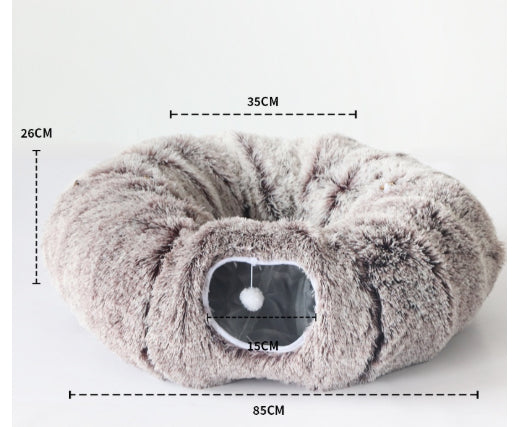 OrbitPaw™ Fluffy Tunnel Bed (85 & 95cm)