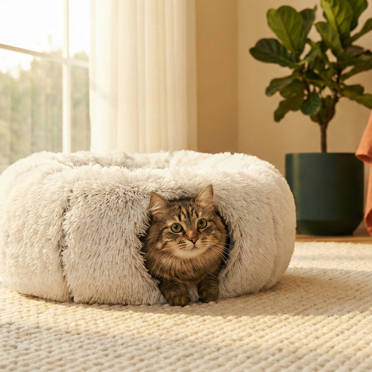 OrbitPaw™ Fluffy Tunnel Bed (85 & 95cm)