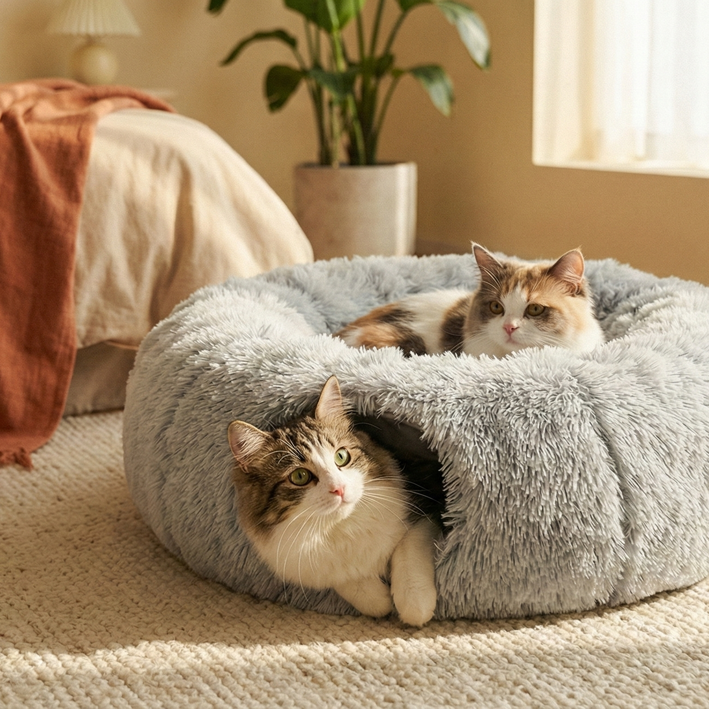 OrbitPaw™ Fluffy Tunnel Bed (85 & 95cm)